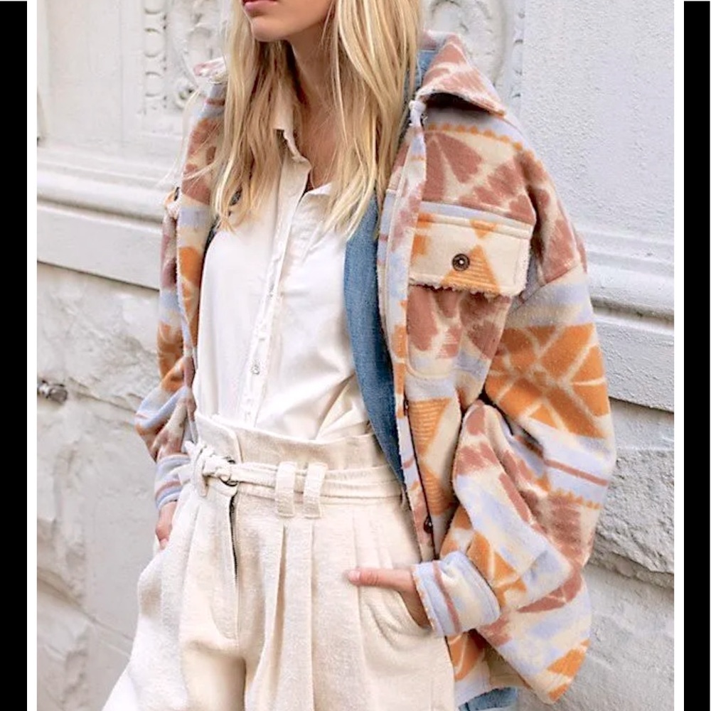 Free People flannel jacket